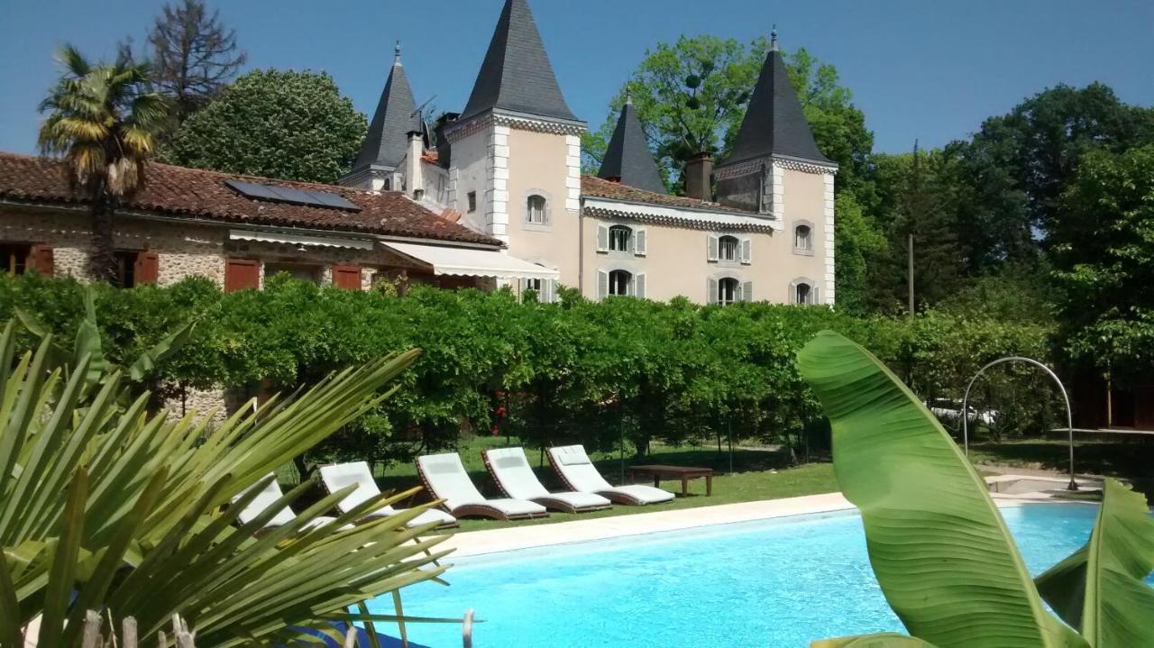 Hotel Logis - Chateau De Beauregard Saint-Girons  Exterior foto