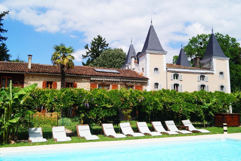 Hotel Logis - Chateau De Beauregard Saint-Girons  Exterior foto